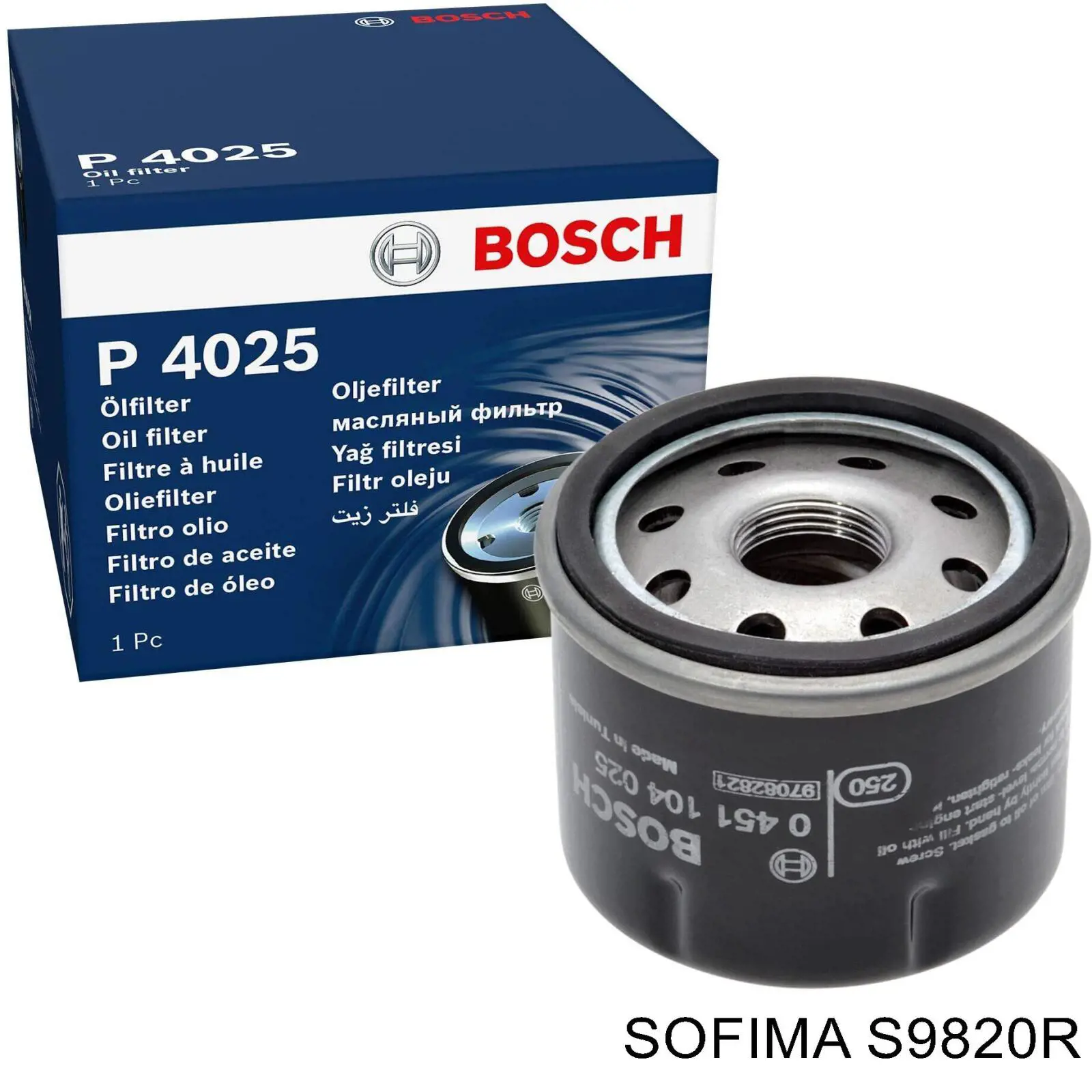 S9820R Sofima масляный фильтр