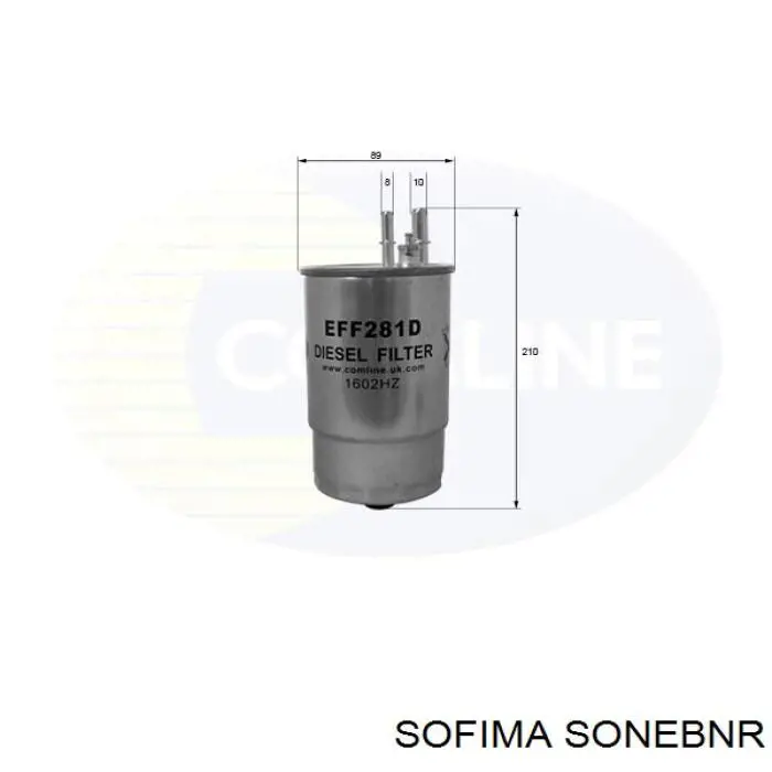 Фильтр тонкой очистки топлива Sofima SONEBNR цена, от 42.08 USD