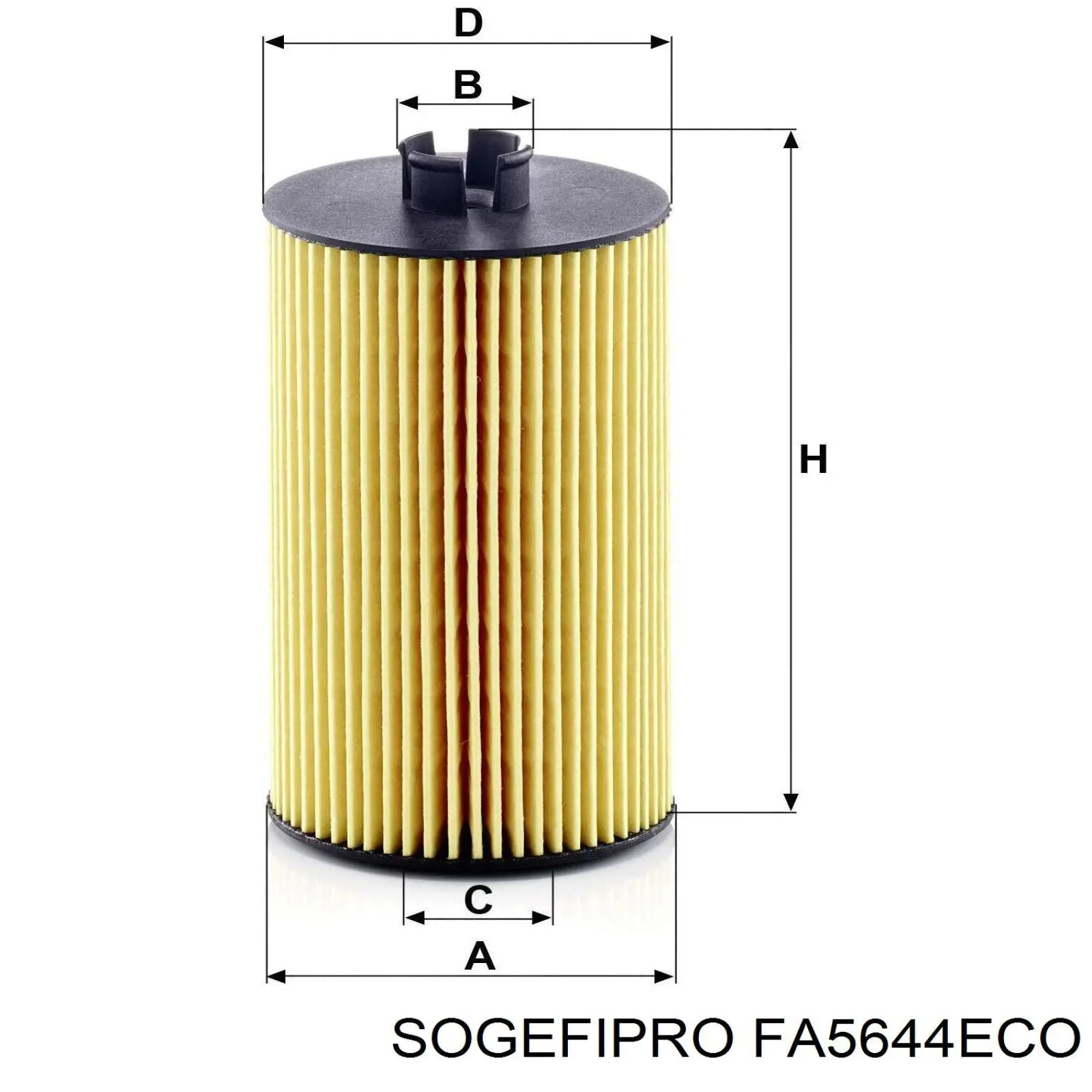 FA5644ECO Sogefipro масляный фильтр