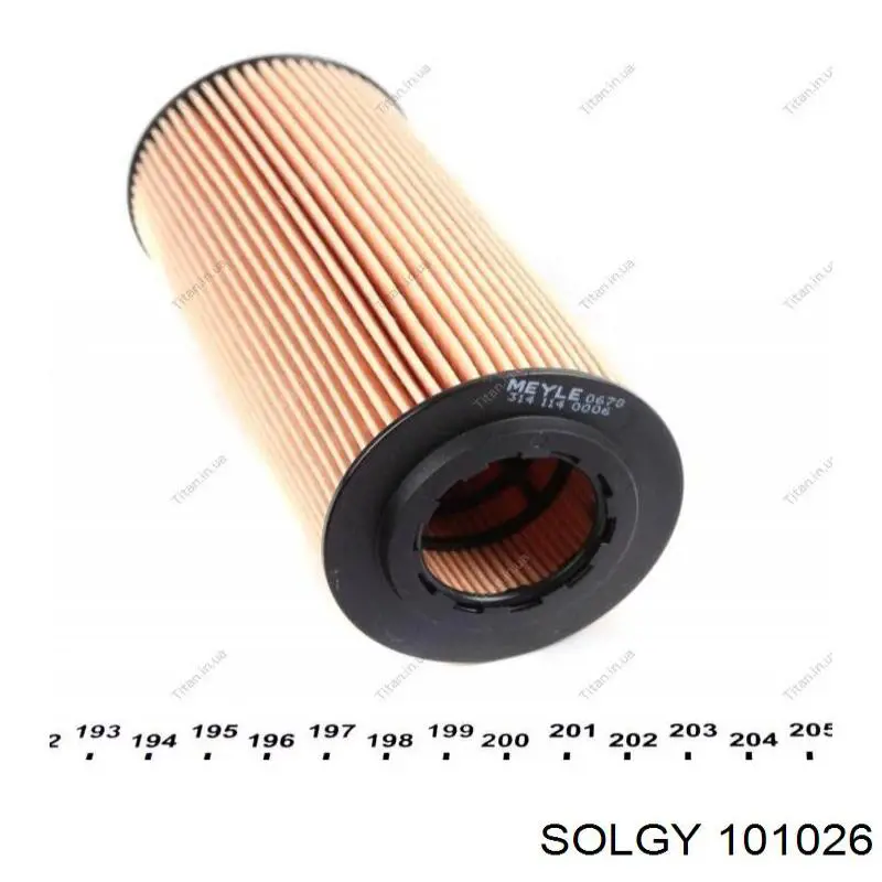 Масляный фильтр 101026 Solgy