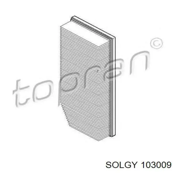 Filtro de ar 103009 Solgy