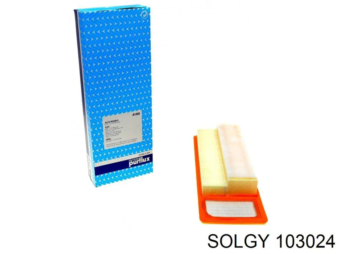 Filtro de aire de motor 103024 Solgy