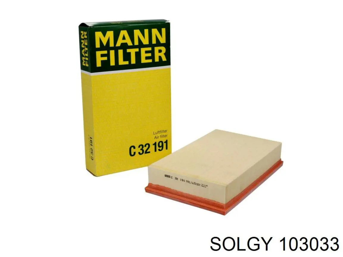 Воздушный фильтр 103033 Solgy