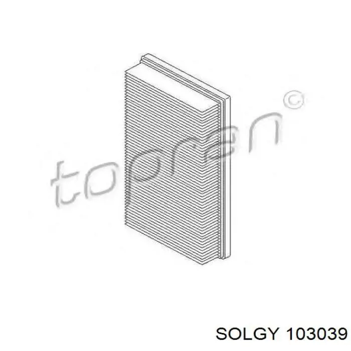 103039 Solgy Воздушный фильтр двигателя