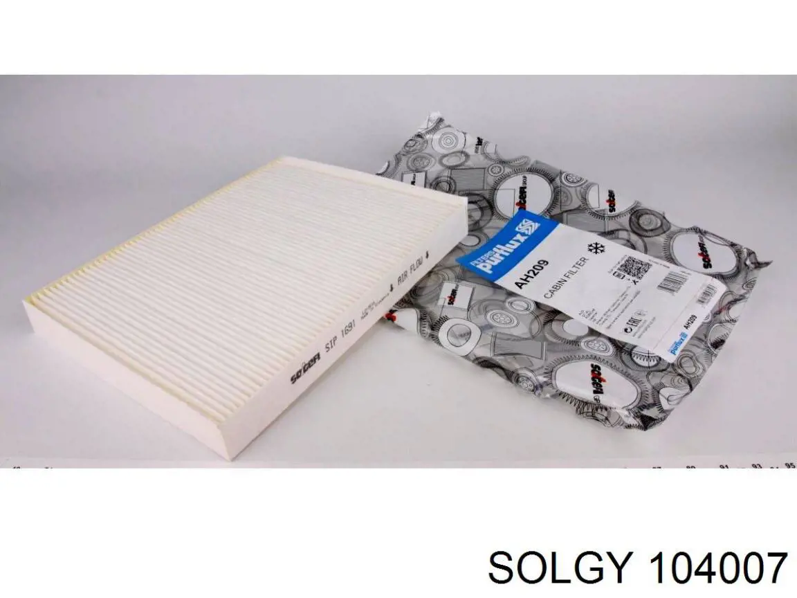 Фильтр салона 104007 Solgy