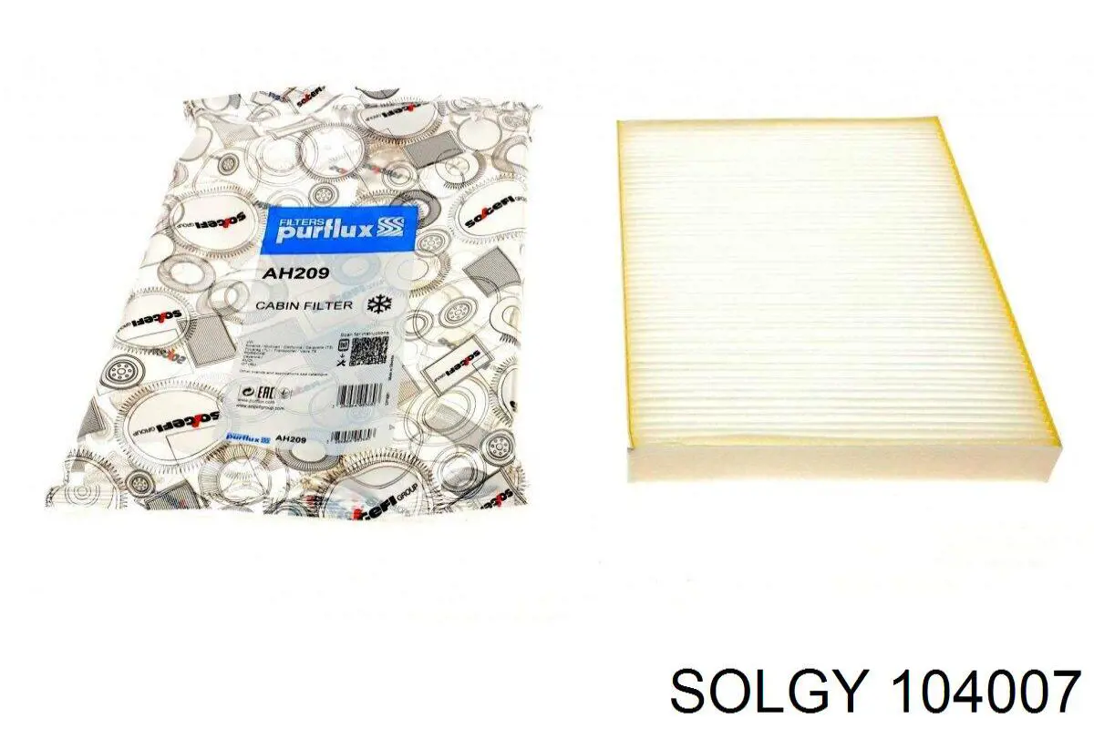 Купить 104007 Solgy Фильтр салона угольный