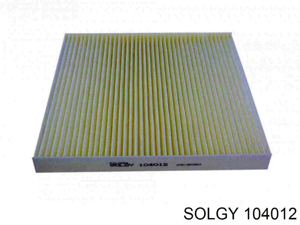 Фильтр салона 104012 Solgy