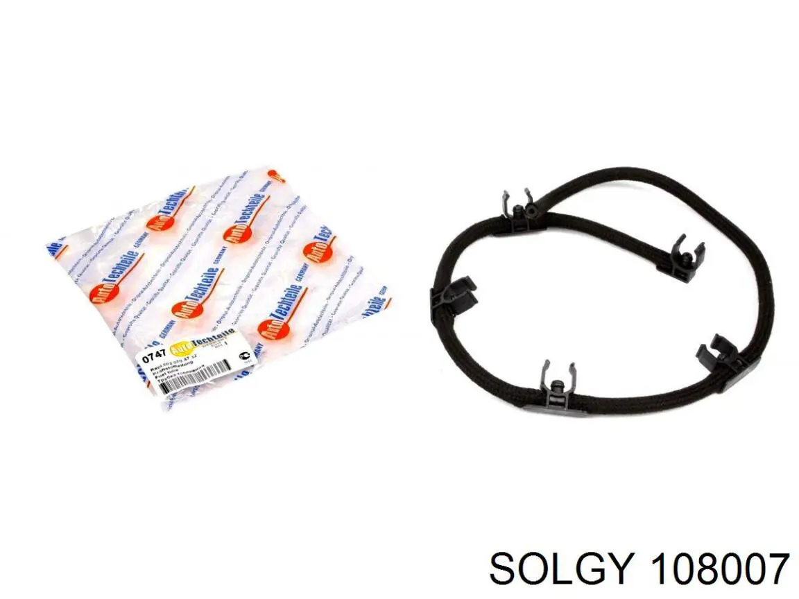 Трубка топливная, обратная от форсунок Solgy 108007 цена, от 13.35 USD
