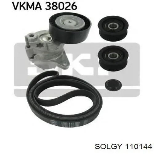 Роликовий модуль натяжителя ремня Solgy 110144 цена, от 19.00 USD