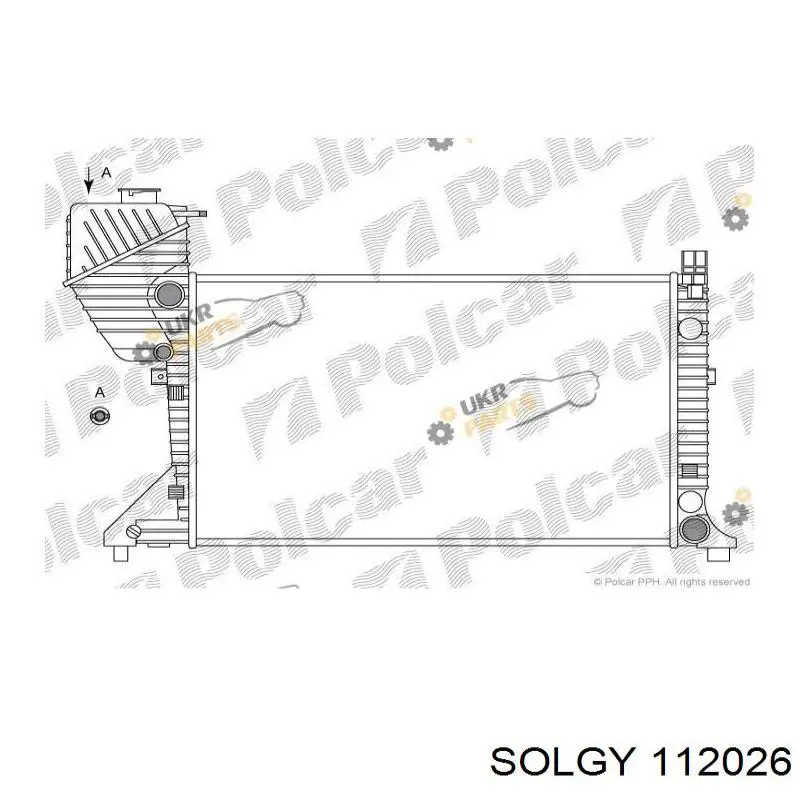 Радиатор охлаждения двигателя Solgy 112026 цена, от 128.67 USD