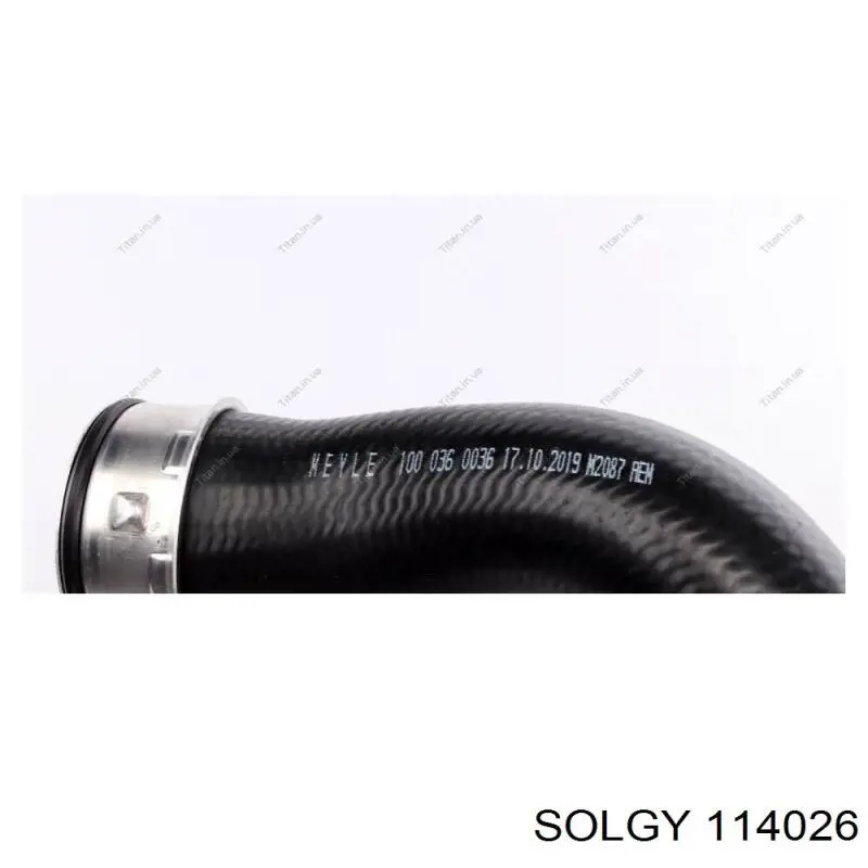 Патрубок интеркулера 114026 Solgy