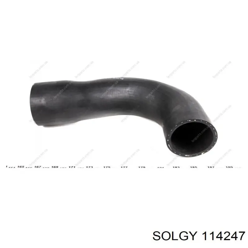 114247 Solgy шланг (патрубок интеркуллера правый)