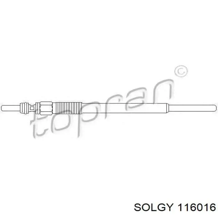 116016 Solgy Свечи накаливания