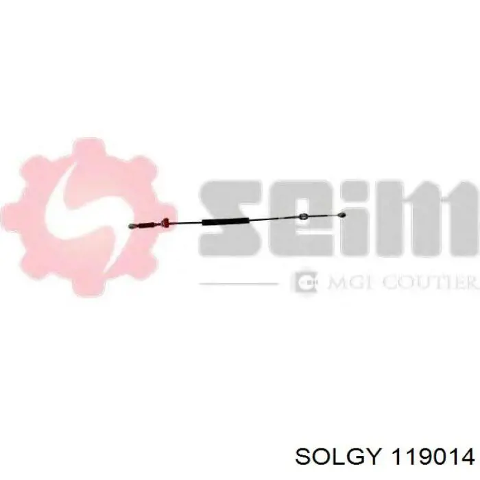 119014 Solgy cabo de mudança (de seleção de velocidade)