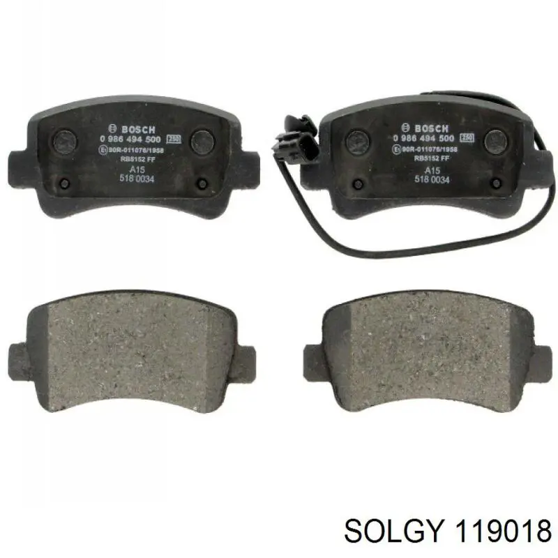 Сдвоенный трос переключения передач Solgy 119018