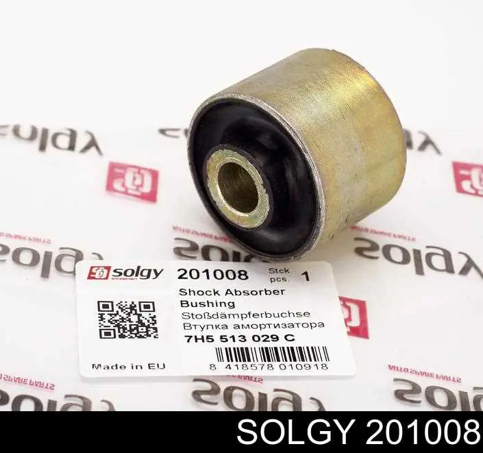 Сайлентблок амортизатора заднего 201008 Solgy