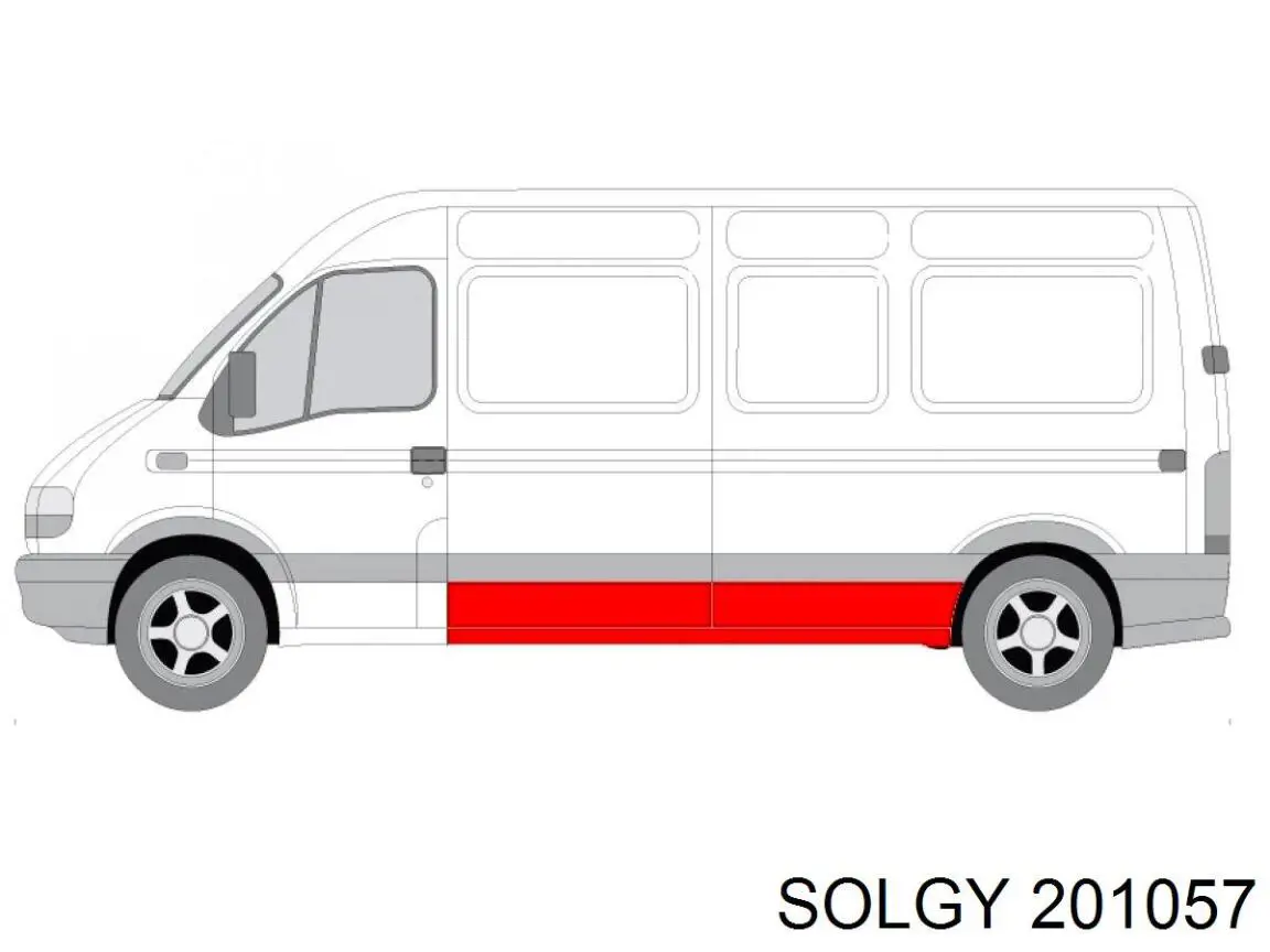 201057 Solgy Отбойник рессоры, пердней/задней