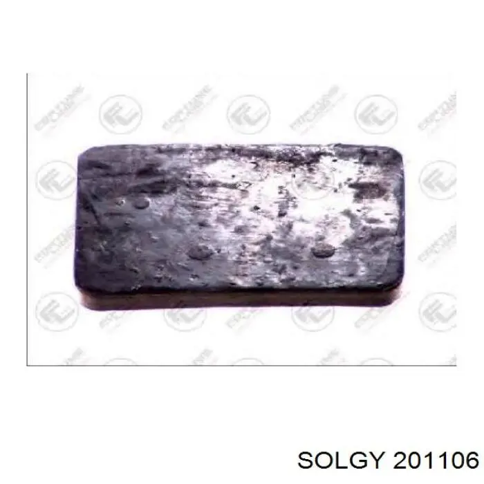 201106 Solgy подушка рессоры межлистовая