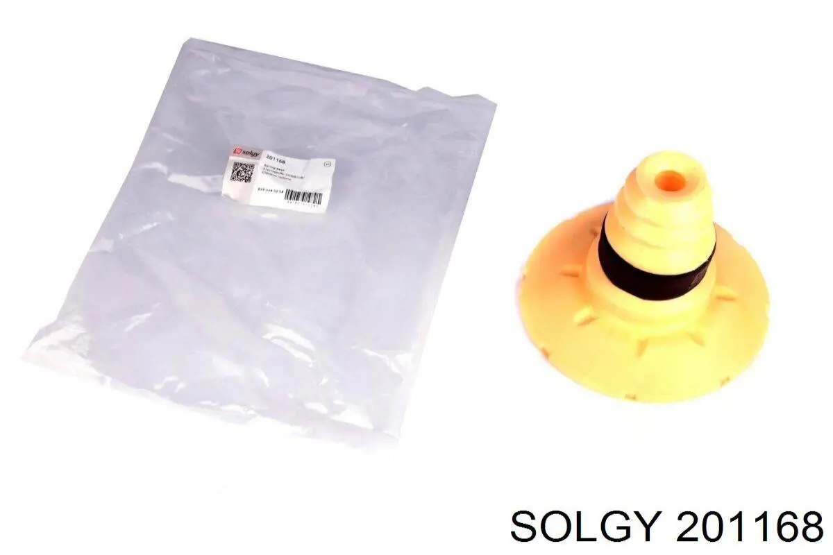 201168 Solgy проставка (резиновое кольцо пружины задней верхняя)