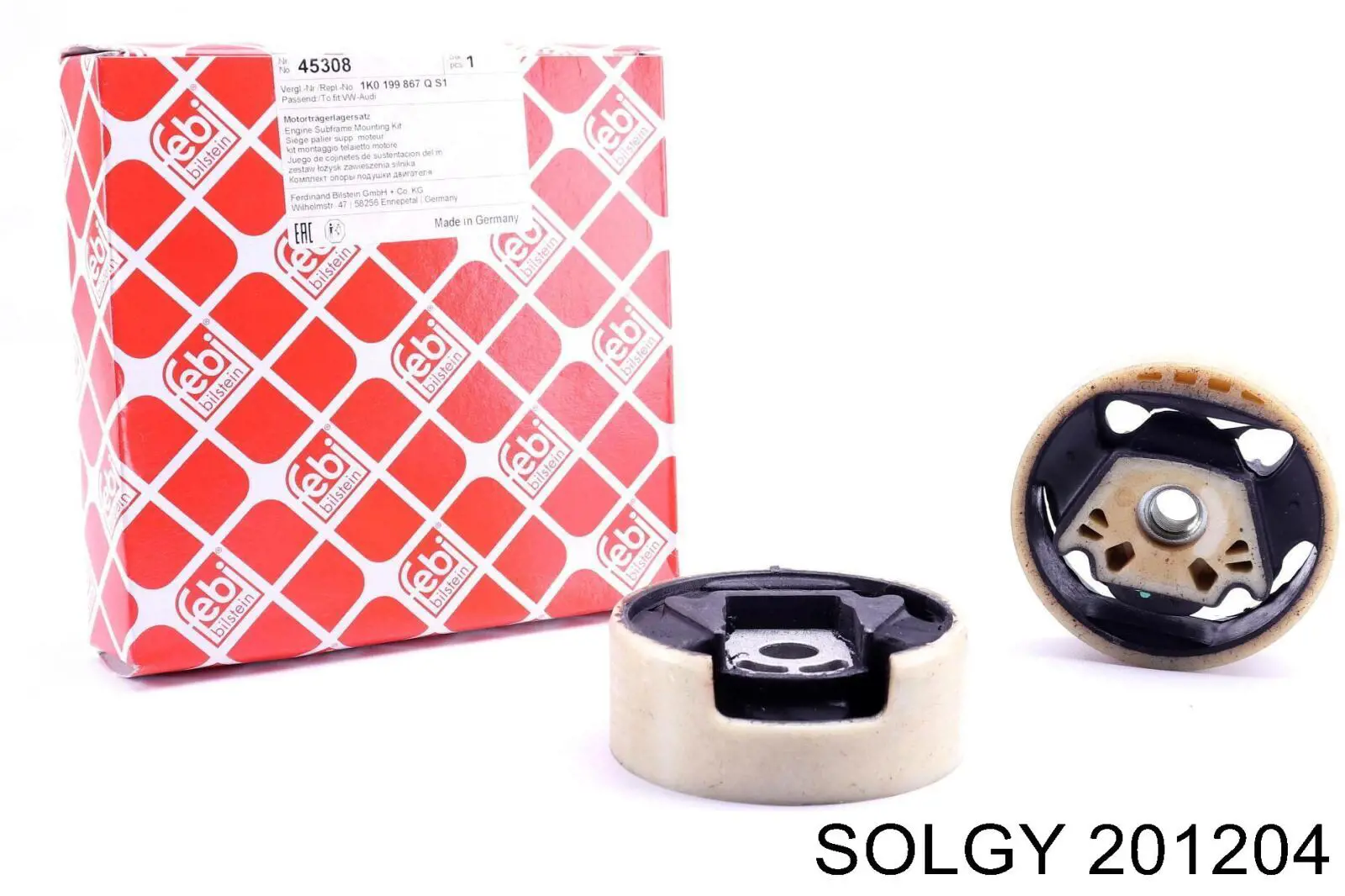 201204 Solgy Сайлентблоки передней балки