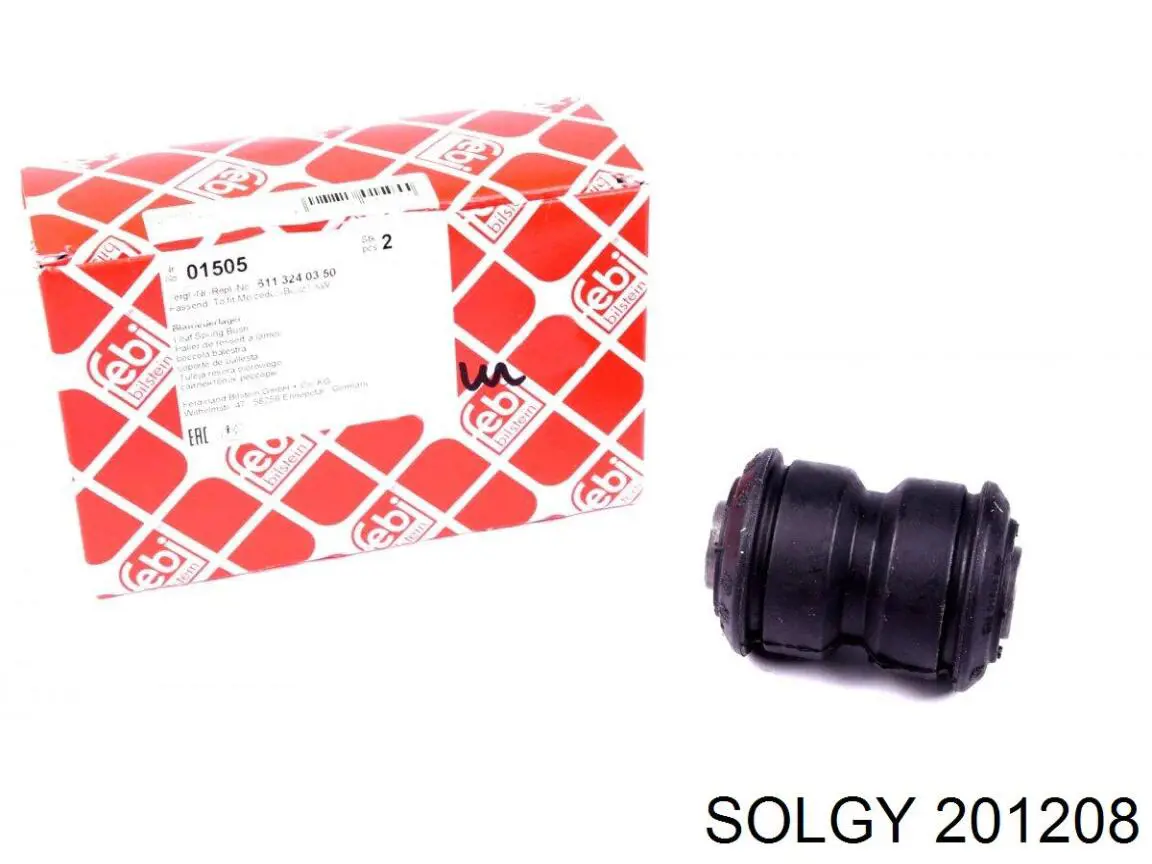 201208 Solgy Сайлентблок задней рессоры, передний