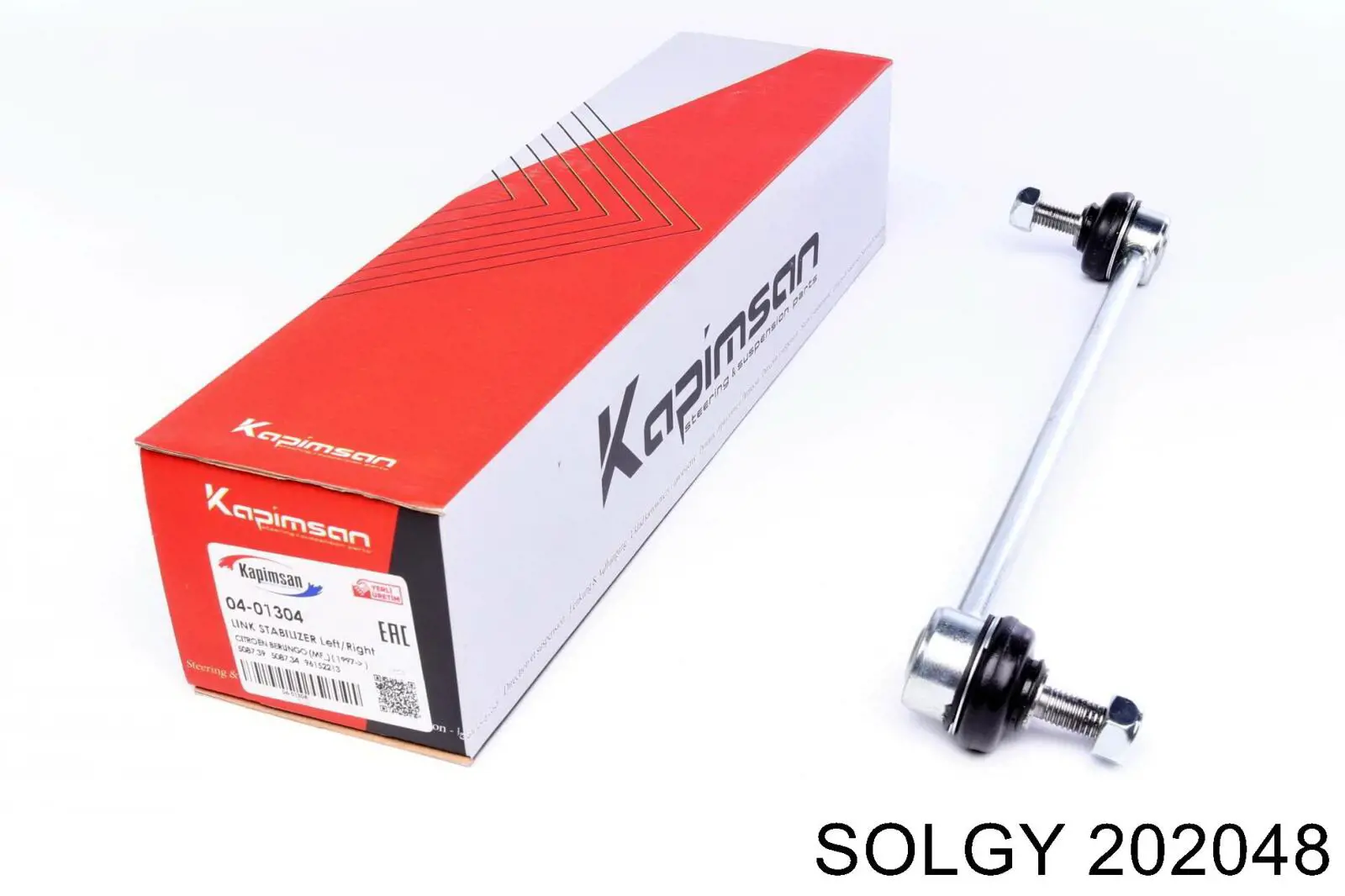 Soporte de barra estabilizadora delantera 202048 Solgy