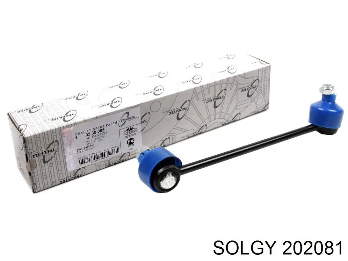 202081 Solgy Тяжка стабилизатора, переднего, правая