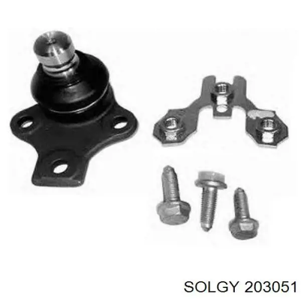 Нижняя шаровая опора 203051 Solgy