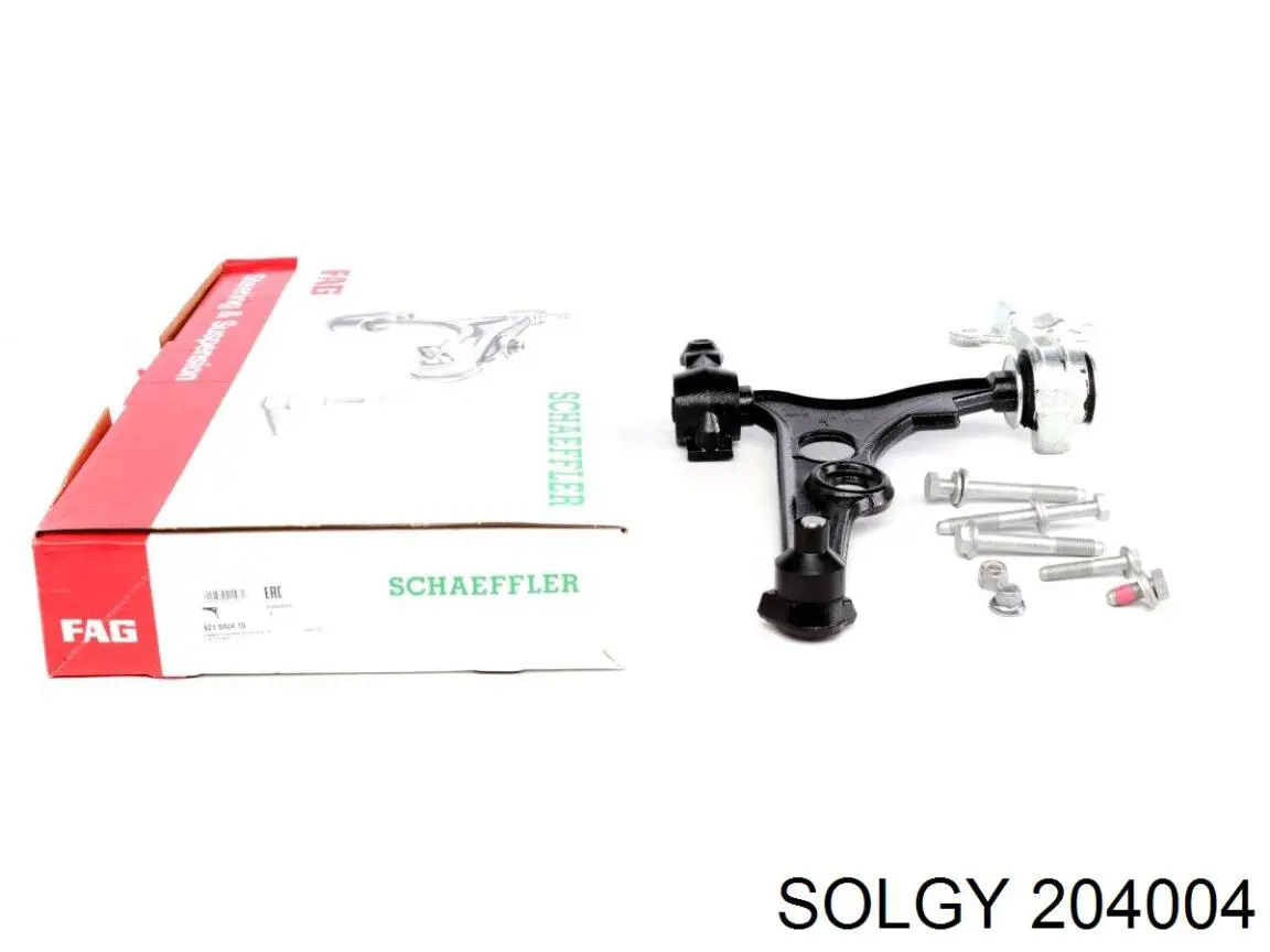 204004 Solgy braço oscilante inferior direito de suspensão dianteira