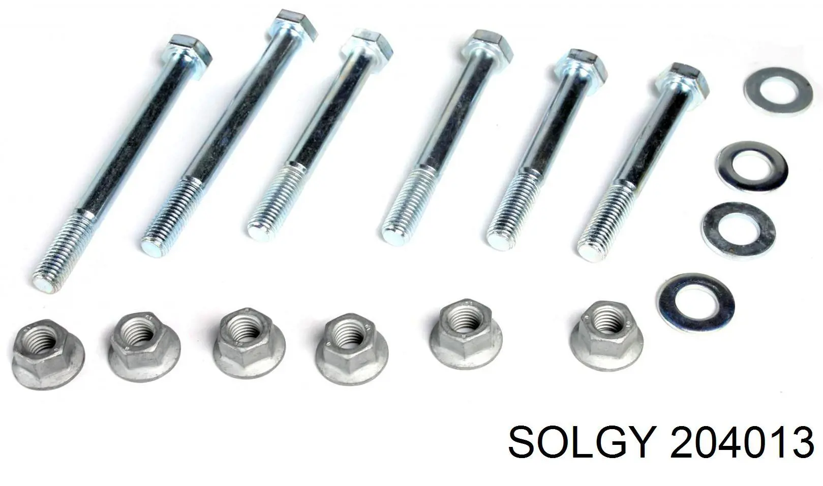 204013 Solgy kit de braços oscilantes de suspensão dianteira