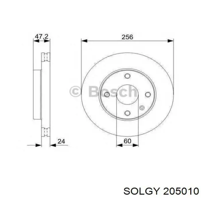 205010 Solgy Тяги рулевые