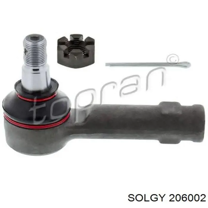 Наконечник продольной рулевой тяги задний 206002 Solgy