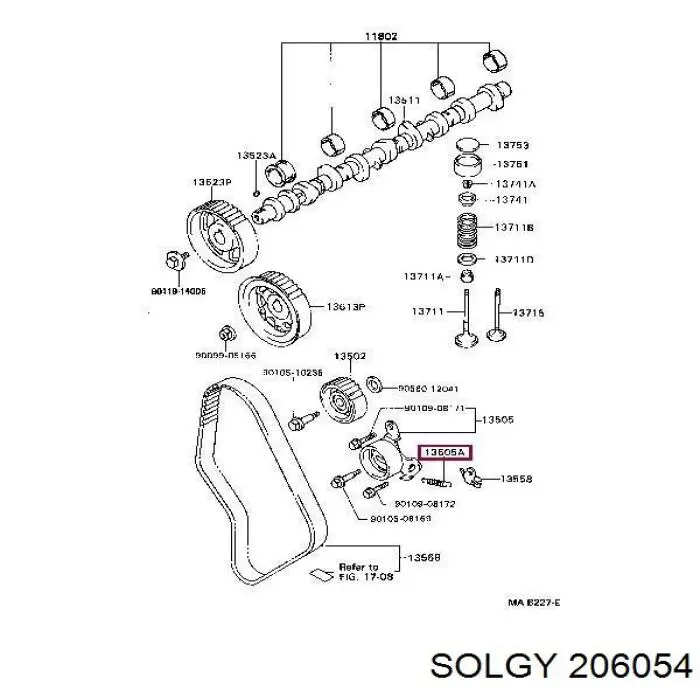 Купить 206054 Solgy Наконечник рулевой тяги, внешний