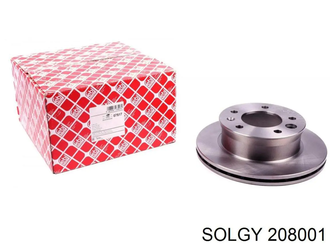 Тормоз дисковый передний Solgy 208001 цена, от 29.54 USD