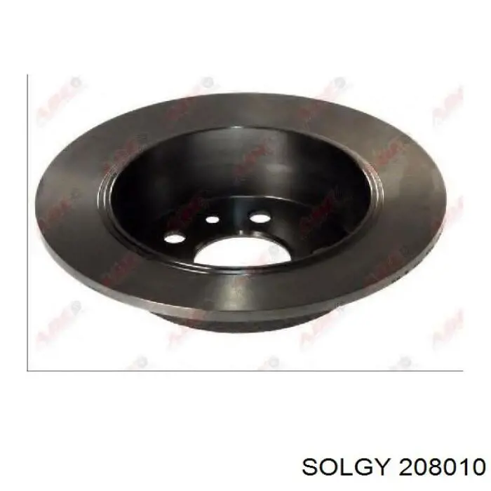 Тормозные диски 208010 Solgy