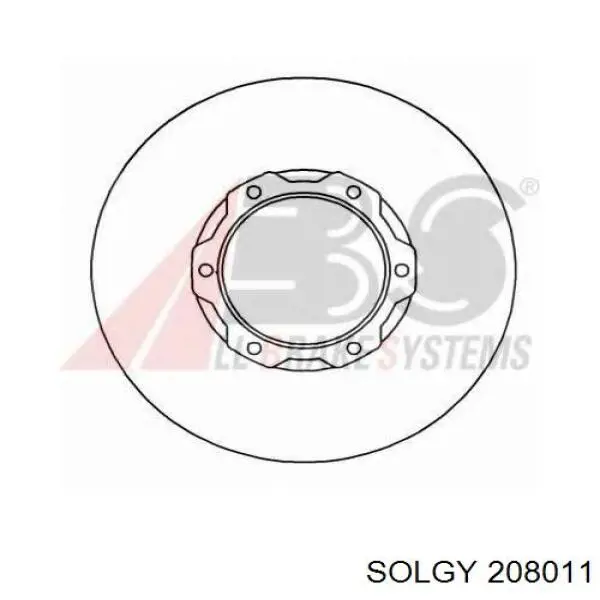Тормоз дисковый передний Solgy 208011 цена, от 49.94 USD