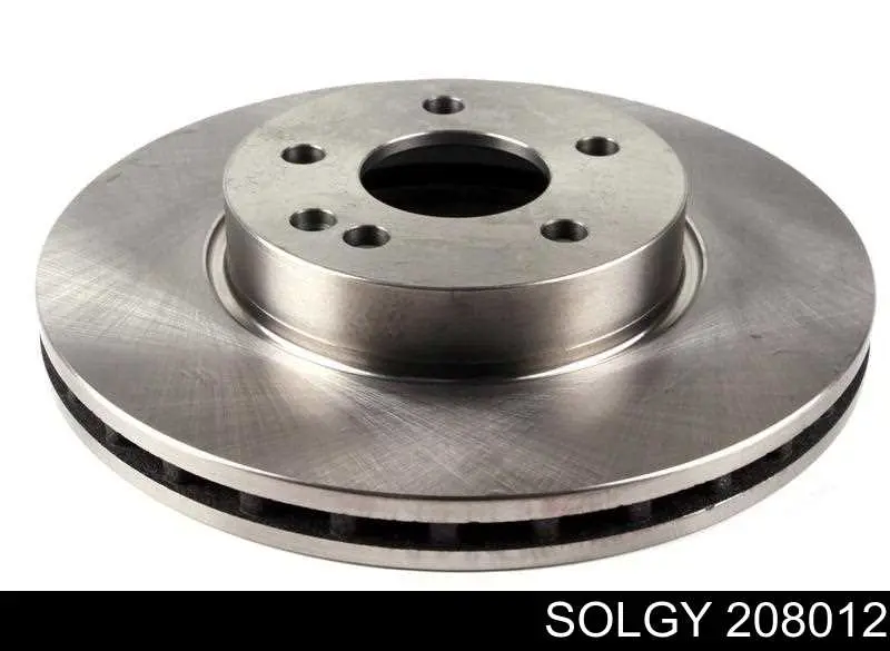 208012 Solgy диск тормозной передний