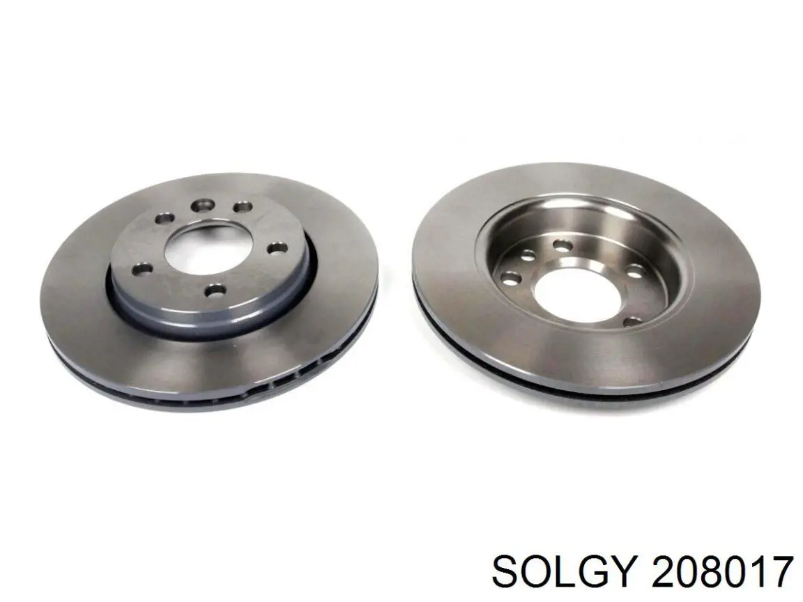 Тормозные диски 208017 Solgy