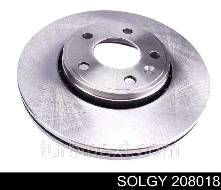 Передние тормозные диски 208018 Solgy