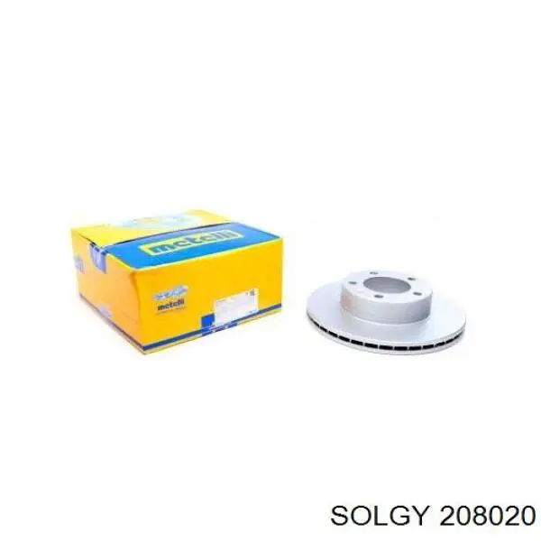 208020 Solgy Диск тормозной передний