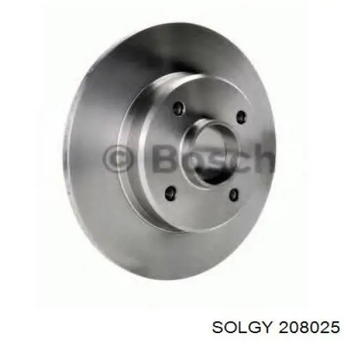 208025 Solgy disco do freio traseiro
