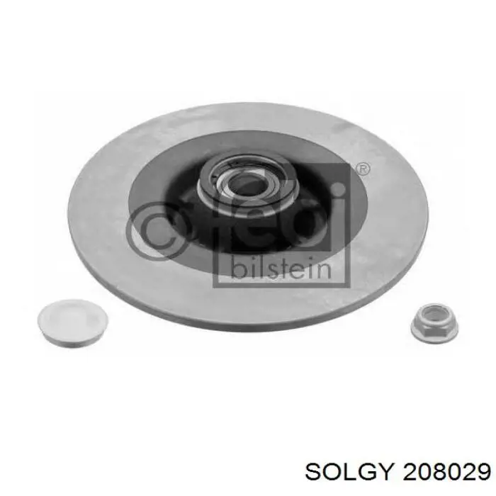 208029 Solgy Disco do freio traseiro