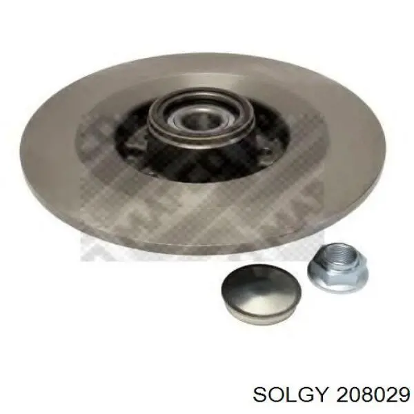 Compre 208029 Solgy Disco do freio traseiro