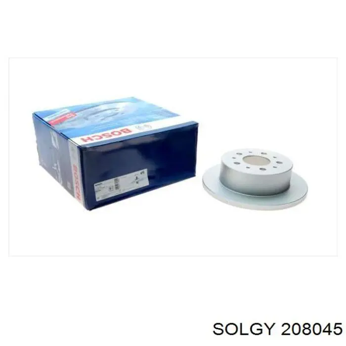 208045 Solgy диск тормозной задний