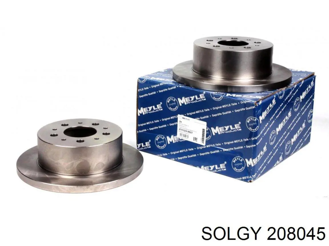 Купить 208045 Solgy Диск тормозной задний