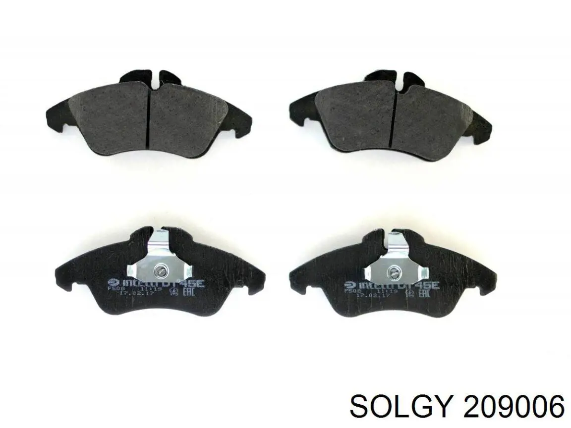 Купить 209006 Solgy Колодки тормозные