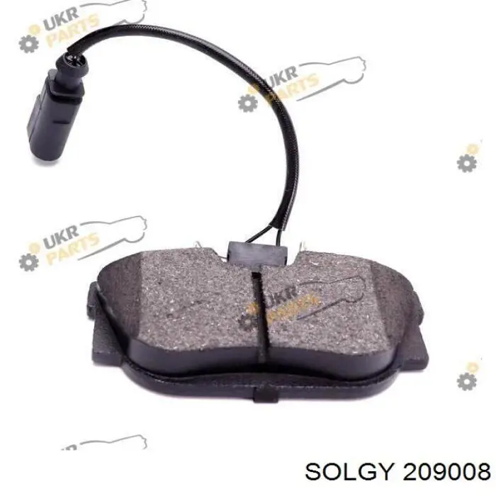 Купить 209008 Solgy Колодки тормозные задние, дисковые