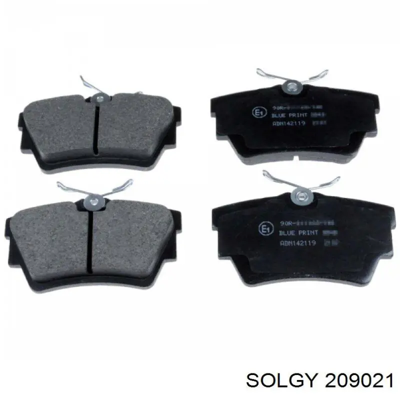 Колодки дисковые  Solgy 209021 цена, от 13.20 USD