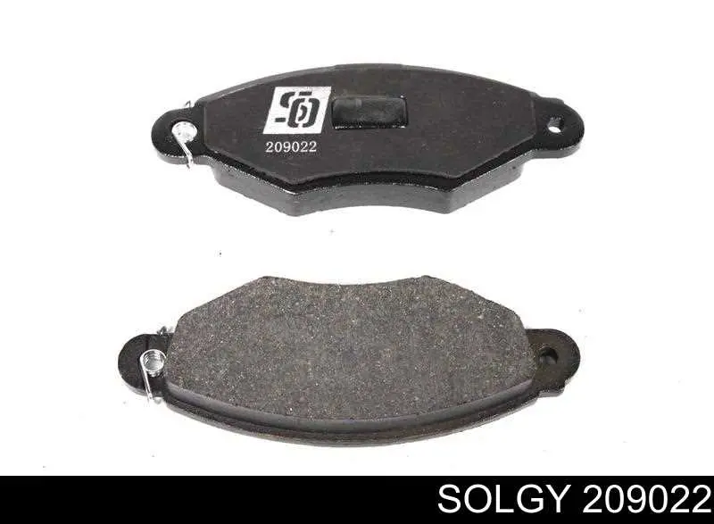 209022 Solgy sapatas do freio dianteiras de disco