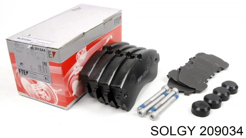 209034 Solgy Колодки передние
